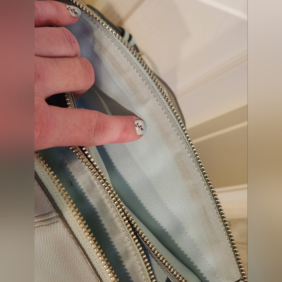 Coach Mint Green Crossgrain Leather Small Christie Satchel Shoulder Bag (F33637) - Picture 12 of 15